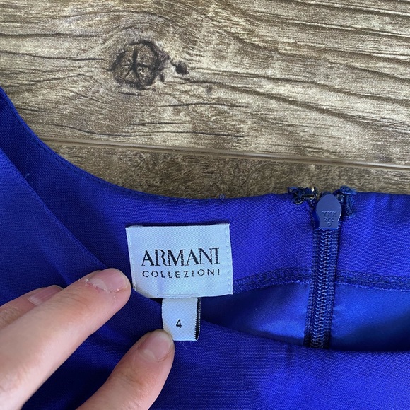 Armani Blue Mini Dress - Picture 4 of 4
